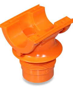Futterauslauf 45,0mm PP für Futterschale TruPan manuell